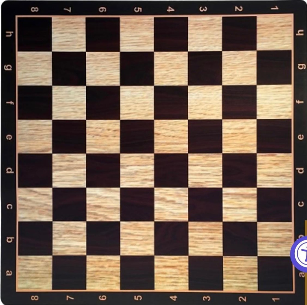 Tablero Mousepad Madera Negra Wenge (25 piezas)